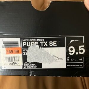 Men's Pure TX SE DC Sneakers - Grey and White